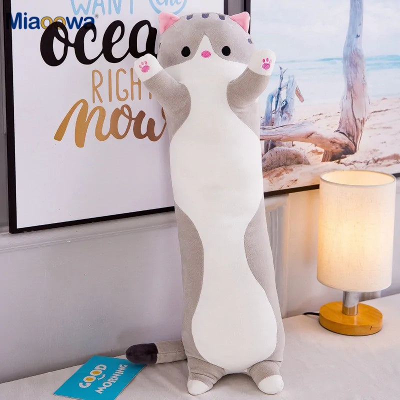 Long Cat Pillow for Kids