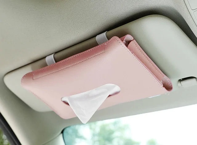 Car Sun Visor Tissue Box Holder: BMW Car Accessory