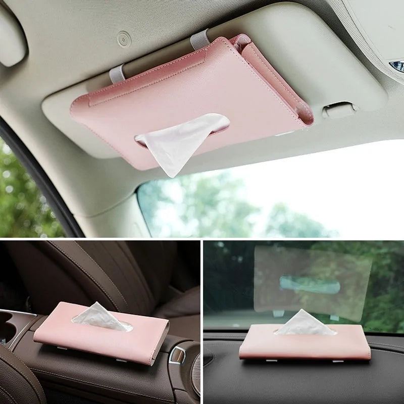 Car Sun Visor Tissue Box Holder: BMW Car Accessory